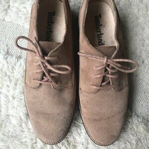 TIMBERLAND Waterproof Men's Tan Suede Oxford Shoes Size 9